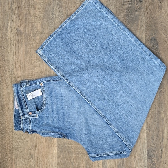 Women's GAP Baggy Mid Rise Jeans 12R - Picture 4 of 4